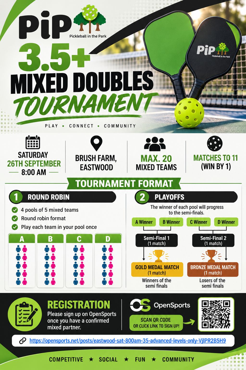3.5+ Mixed Doubles Tournament, photo 1